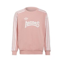 adidas ORIGINALS 春秋CREW女大童舒适透气运动休闲卫衣儿童卫衣