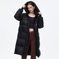【2024款】高级感加厚款面包服女式连帽长款宽松羽绒服