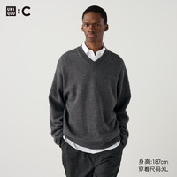 UNIQLO 优衣库 休闲V领针织衫 471749