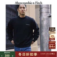 Abercrombie & Fitch 男装 美式宽松抓绒套头长袖卫衣 KI122-4364