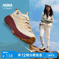 HOKA ONE ONE【李现同款】男女款冬季飞速马法特2户外休闲鞋MAFATE 2透气复古 香草色/深红色 39