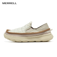 MERRELL迈乐男女同款面包鞋HUT MOC 2 一脚蹬休闲鞋户外露营耐磨 37 白色（女）