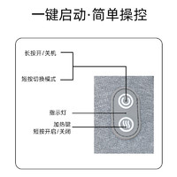 维肯熊 电动按摩腰靠多功能充电加热靠垫无线便携腰背部按摩器