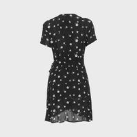 stradivarius 女士碎花收腰短袖连衣裙
