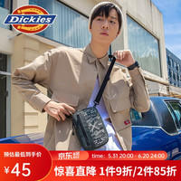 dickies斜挎包 工具印花拉链可调节肩带斜挎包DK009613 军绿色