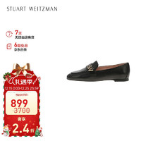 STUART WEITZMAN FRANCES FLAT系列 女士经典百搭粗跟平底鞋