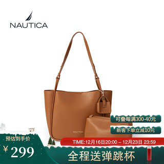 NAUTICA 诺帝卡 女士水桶包斜挎单肩手提包