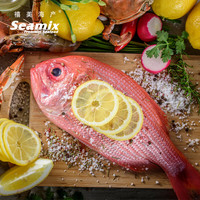 禧美海产 美国冷冻红鱼2.4斤 海捕鲜 大眼鱼 整条富贵鱼 生鲜鱼类