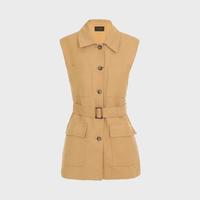 Massimo Dutti 女式时尚纯色系百搭西服上衣马甲（配腰带）