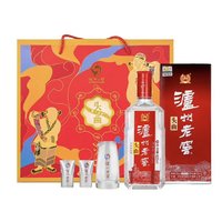 泸州老窖 头曲 浓香型白酒 送礼 55度 625mL 2瓶 富贵吉祥礼盒