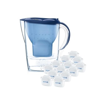 BRITA 碧然德 德国Marella3.5L家用滤水壶套装1壶13芯泡茶净水壶