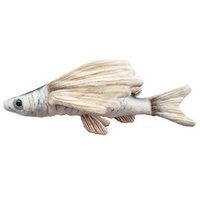 HANSA 汉莎 布偶飞鱼银色花纹居家摆件可爱柔软时尚