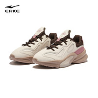 鸿星尔克 衍界2V2 女士复古潮流休闲运动鞋