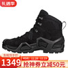 LOWA作战靴 德国户外登山鞋中帮防水徒步鞋男女款 ZEPHYR MK2 GTX MID 320854 BLACK/黑色 7.5 【EU41.5】