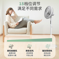 夏普 SHARP家用音轻落地扇电风扇2024大风力电风扇