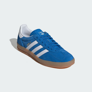 阿迪达斯 （adidas）中性 三叶草系列 GAZELLE INDOOR 运动休闲鞋 JI2061 39码/UK6 蓝色