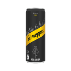 Coca-Cola 可口可乐 Schweppes 怡泉 无糖 苏打水 330ml*24听