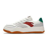 安踏街顽2丨时尚撞色板鞋男女经典潮流休闲运动鞋 【男款】象牙白/积云灰/浓郁锈色-2 42.5