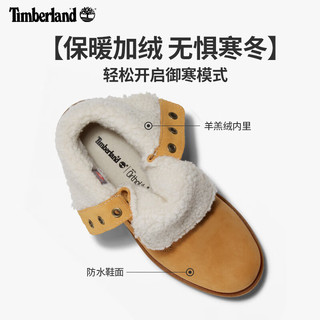 添柏岚（Timberland）女鞋24秋冬休闲防水高帮鞋两穿翻靴|A1KGC A1KGC231/小麦色 37