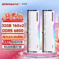  SEIWHALE/枭鲸 海力士A代 台式机内存条  16GB*2