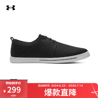 安德玛（UNDERARMOUR）春夏Encounter男女运动休闲鞋3027969 黑色001 39