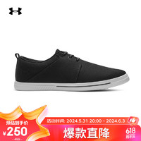 安德玛（UNDERARMOUR）春夏Encounter男女运动休闲鞋3027969 黑色001 45