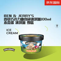 BEN & JERRY'S 本杰瑞 香草巧克力曲奇碎冰淇淋 100ml