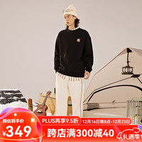 卡帕(Kappa)复古运动休闲裤男女直筒裤抽绳小脚卫裤 K0DZ2AK01P 羊脂白-0111 S