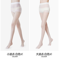 HZ黑色波点丝袜防勾丝高透黑丝复古波点黑丝袜波点空气黑丝连裤袜 复古波点连裤袜【155~180cm 90~145斤】