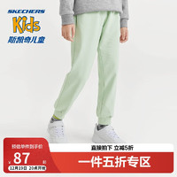 SKECHERS 斯凯奇 裤子儿童运动裤女童裤子大童休闲裤秋款松紧卫裤L322K040