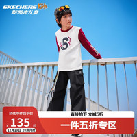 SKECHERS 斯凯奇 儿童户外男童休闲运动长裤秋季大童百搭工装裤L324B047