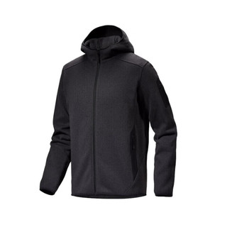 ARC'TERYX 始祖鸟 COVERT HOODY 户外男子抓绒衫 保暖上衣 连帽夹克JDBS BLACK HEATHER II L(建议85-95kg)