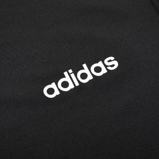 阿迪达斯 （adidas）透气舒适夏季快干百搭户外运动休闲短袖POLO衫  S码 黑色 A/S