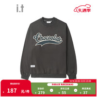 :CHOCOOLATE it 男装宽松圆领卫衣新款文艺少年感3273XFL GYB/