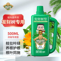 德沃多肥料发财树植物营养液500mL绿植盆栽养花肥料有机肥园艺液体肥叶面肥 发财树营养液500mL