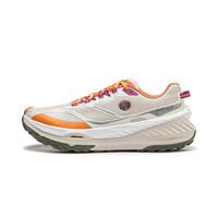 李宁 LI-NING越野跑鞋 的卢男女款耐磨防滑户外登山运动徒步竞速越野跑鞋 米白色ARNT004-9 36