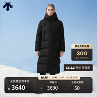 迪桑特 WOMEN’S SKI 女士 光热转能 长款 羽绒服 外套夹克 BK-BLACK S (160/80A)