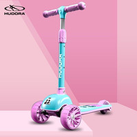 Hudora 优多那 滑板车 巴布熊猫 蓝紫