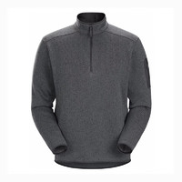 始祖鸟（ARC'TERYX）Covert 1/2 ZIP 男子户外抓绒衣都市休闲保暖拉链JDBS Graphite Heather L(82-95kg)