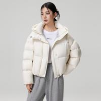 雪中飞 SNOWFLYING【赵昭仪同款】女式羽绒服青春潮流秋冬廓形保暖百搭鹅绒外套女