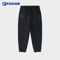 FILA FUSION 斐乐潮牌针织长裤男2024冬季新款休闲宽松纯棉运动裤