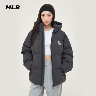 MLB男女潮流时尚短款连帽保暖加厚羽绒服24冬季DJB11