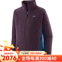 巴塔哥尼亚（Patagonia）男士 Nano-Air Light 轻量防风 舒适透气 户外耐磨保暖休闲棉服 Obsidian Plum L