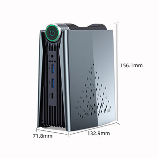 Hasee 神舟 战神Mini i5 迷你台式电脑办公小主机(酷睿十二代i5-12450H 16G 512GSSD WIFI win11)