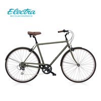 Electra 男士城市通勤自行车Loft复古英伦舒适轻便变速成人脚踏车
