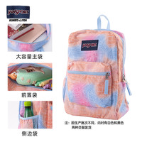 Jansport虚拟日落书包小清新通勤休闲电脑背包 47LWAB5-糖果甜芯（水杯侧袋）