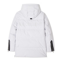 卡宾男装字母印花连帽羽绒服潮流保暖大衣宽松外套潮流H