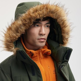 KAILAS 毛领羽绒服中长款大鹅绒服韩版防水登山加厚羽绒外套