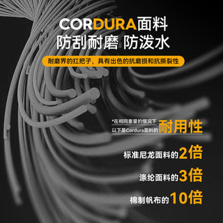 伯希和户外斜挎包CORDURA大容量单肩包女防泼水超轻运动腰包男士 【CORDURA面料 防泼耐磨】金榈棕 均码