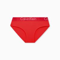 卡尔文·克莱恩 Calvin Klein CK内衣女士本命年提花腰边棉质微弹半包臀防夹臀三角内裤QP1280O